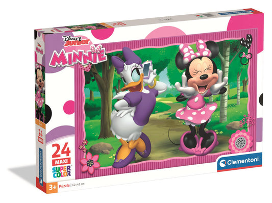 Clementoni - Puzzle 24 Maxi Disney Minnie