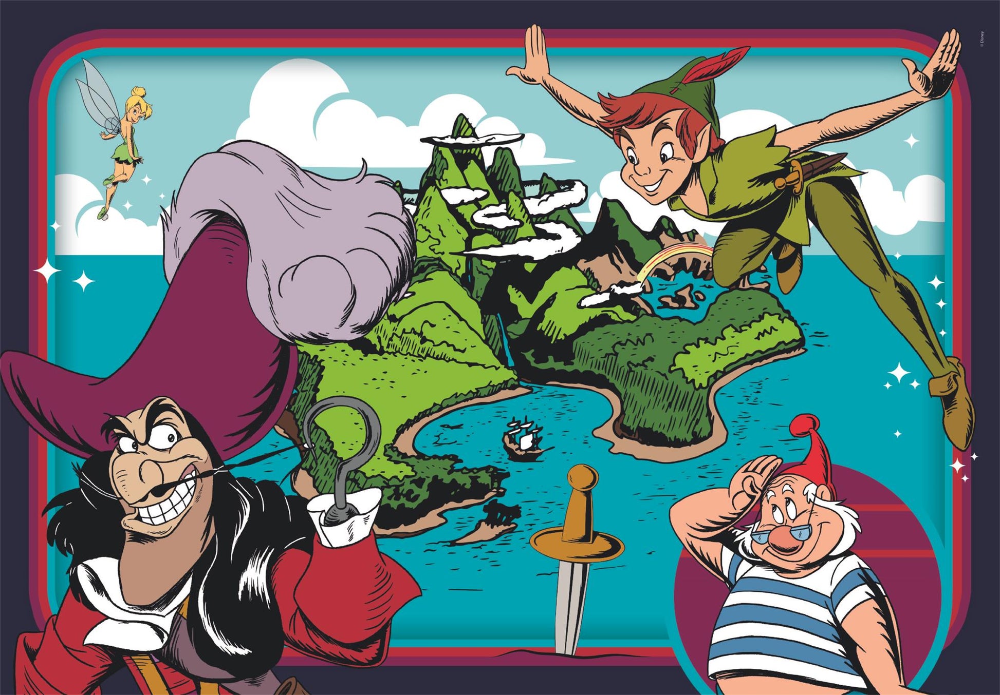 Clementoni - Puzzle 2x60 Disney Klasika - Image 2
