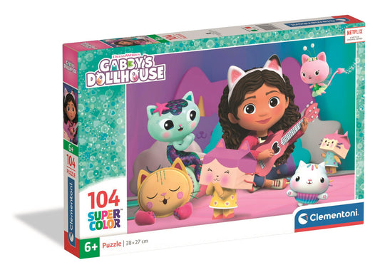 Clementoni - Puzzle 104 Gabby a její domeček