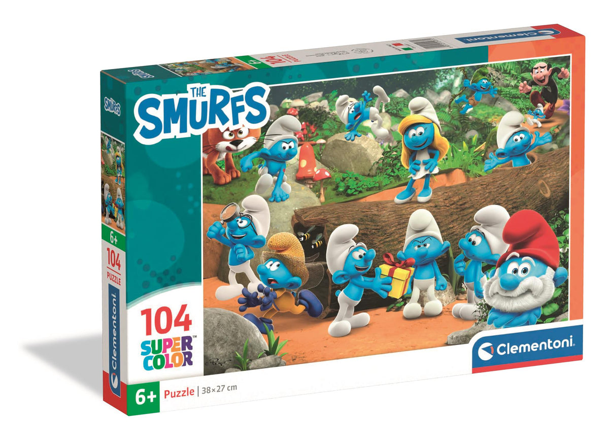 Clementoni - Puzzle 104 Šmoulové
