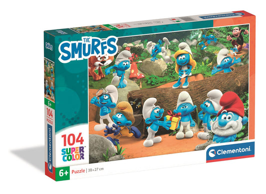 Clementoni - Puzzle 104 Šmoulové