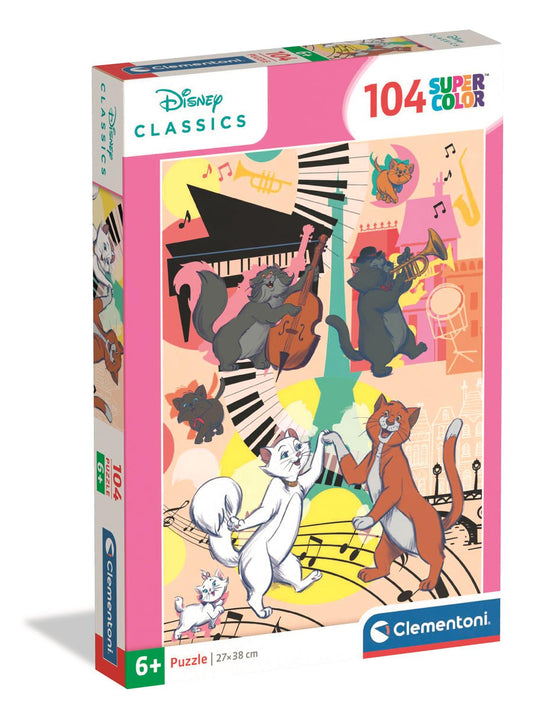 Clementoni - Puzzle 104 Aristokočky