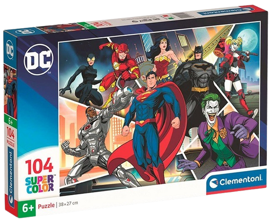 Clementoni - Puzzle 104 DC Comics