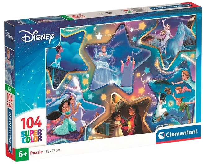 Clementoni - Puzzle 104 Disney: Magické momenty