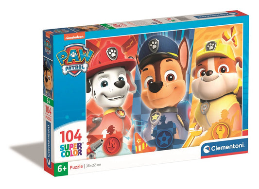 Clementoni - Puzzle 104 Tlapková Patrola