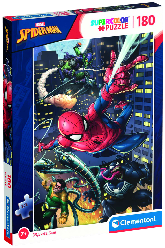 Clementoni - Puzzle 180 Spider-Man