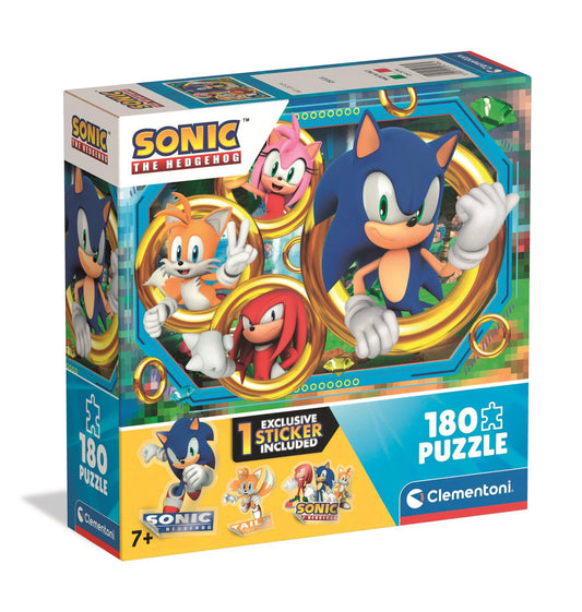 Clementoni - Puzzle 180 Sonic the Hedgehog 1