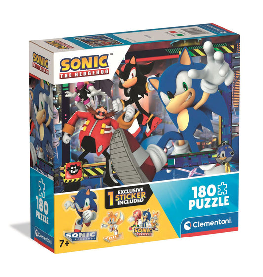 Clementoni - Puzzle 180 Sonic the Hedgehog 2