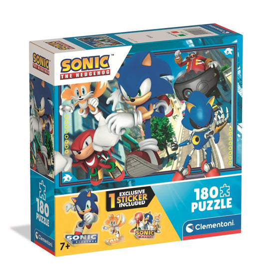 Clementoni - Puzzle 180 Sonic the Hedgehog 3