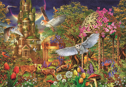 Clementoni - Puzzle 1500 Fantazijní zahrada v lese - Image 2