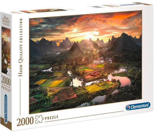 Clementoni - Puzzle 2000 View of China