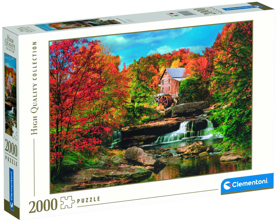 Clementoni - Puzzle 2000 Mlýn Glade Creek