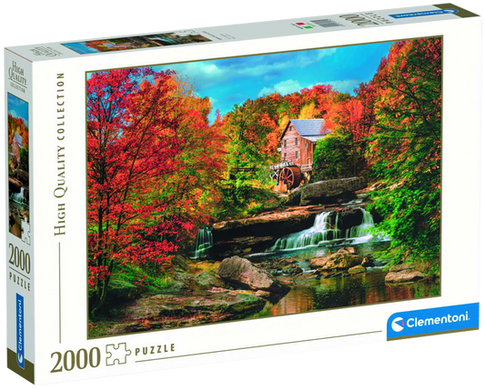 Clementoni - Puzzle 2000 Mlýn Glade Creek