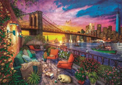 Clementoni - Puzzle 3000 Západ slunce nad Manhattanem - Image 2