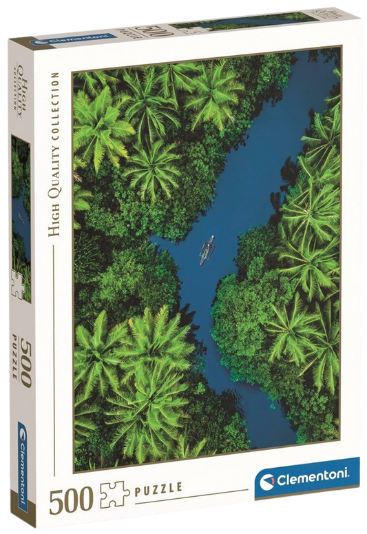Clementoni - Puzzle 500 Tropický pohled z ptačí perspektivy
