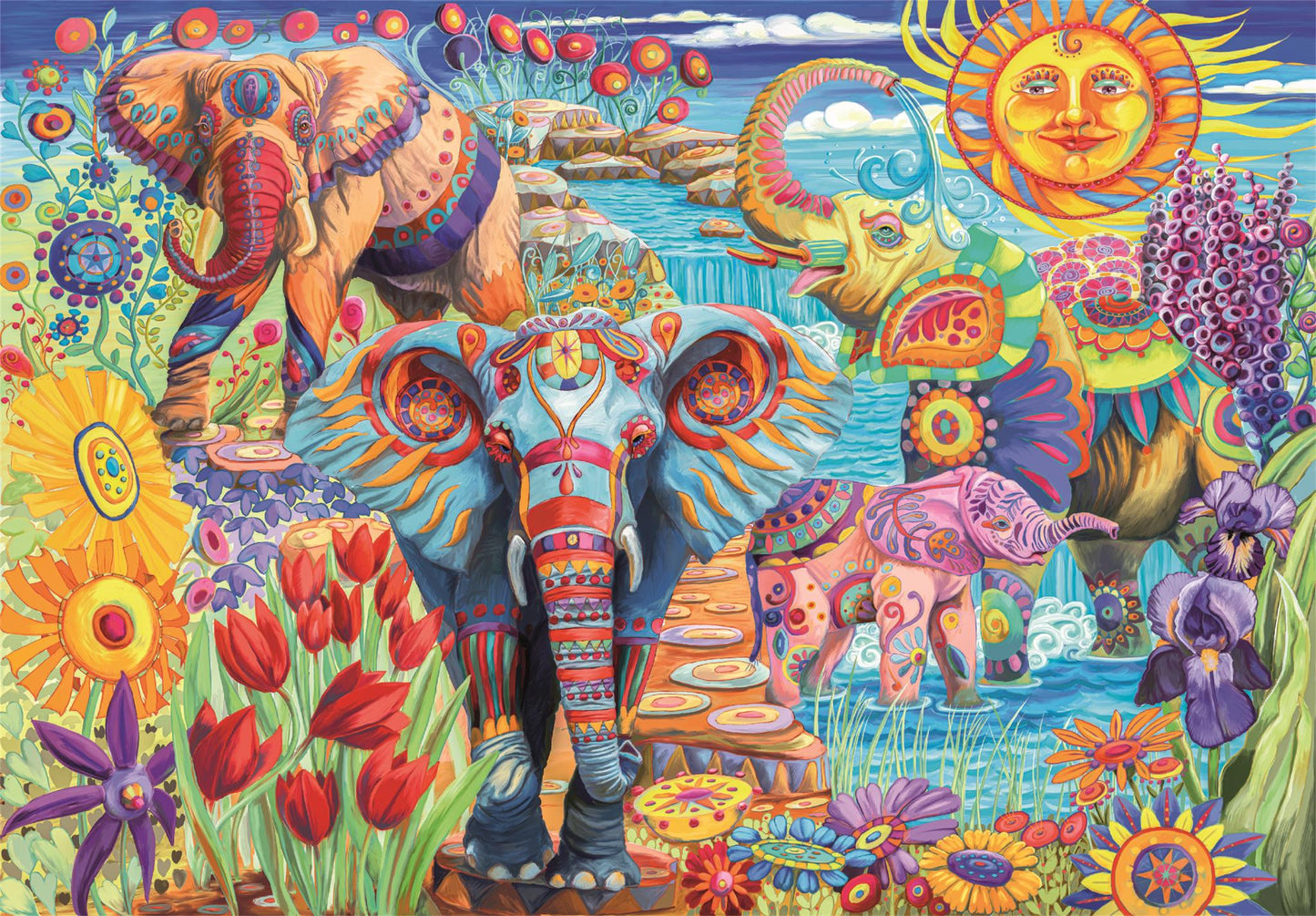 Clementoni - Puzzle 500 Karneval slonů - Image 2