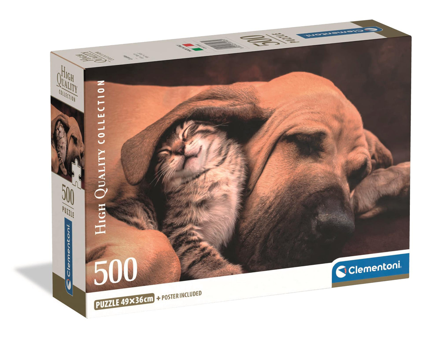 Clementoni - Puzzle 500 Mazlíčci