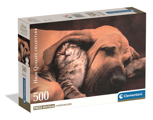 Clementoni - Puzzle 500 Mazlíčci