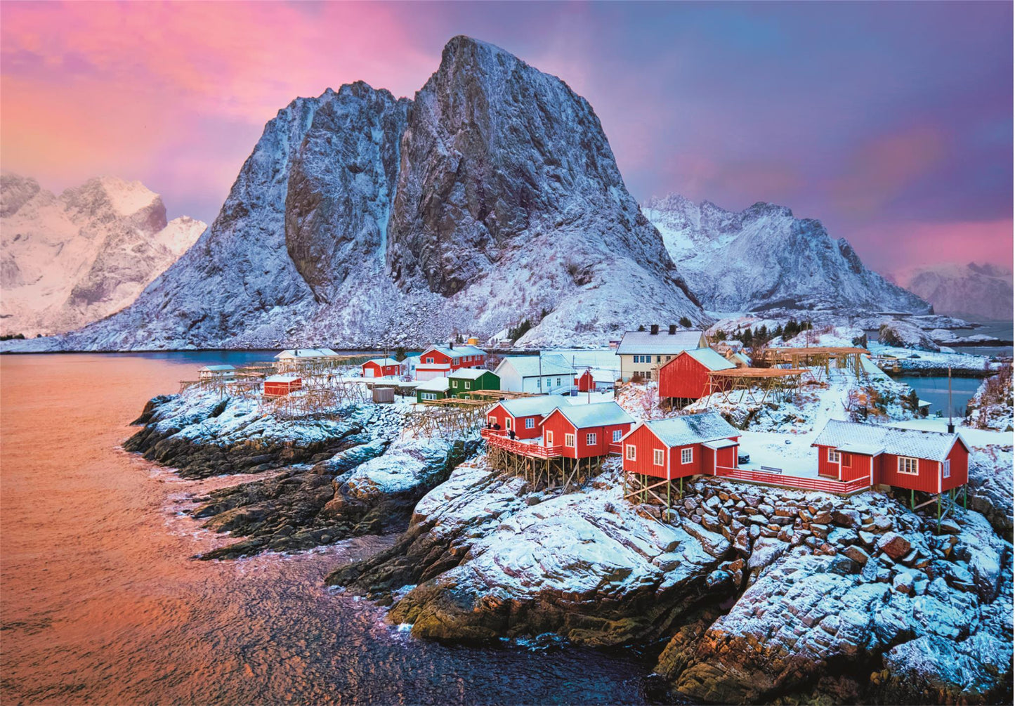 Clementoni - Puzzle 500 Vesnice Hamnoy - Image 2
