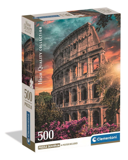 Clementoni - Puzzle 500 Flaviánský amfiteátr