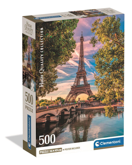 Clementoni - Puzzle 500 Podél Seiny