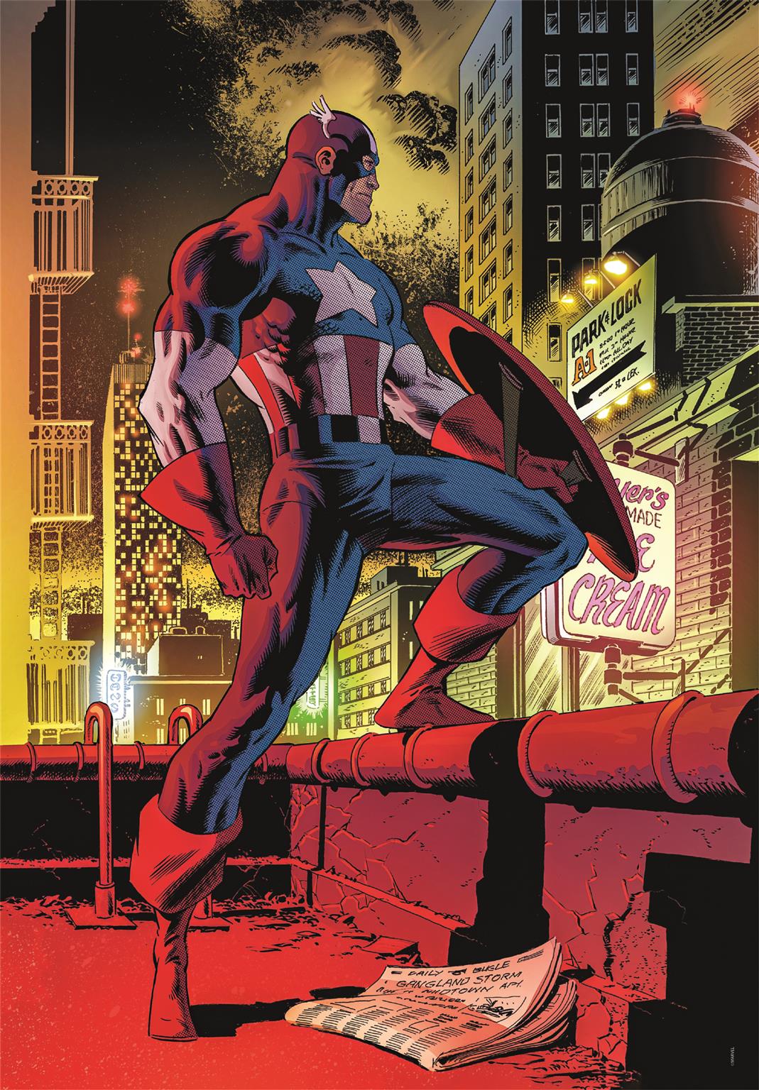 Clementoni - Puzzle 1000 Marvel Captain America - Image 2