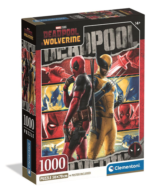 Clementoni - Puzzle 1000 Marvel Deadpool