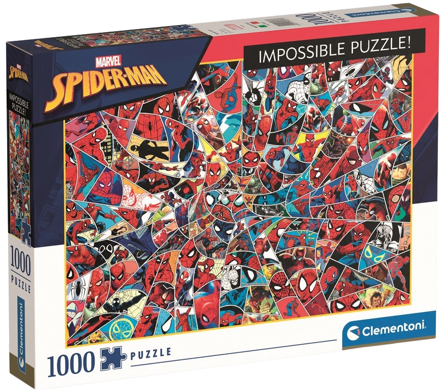Clementoni - Puzzle 1000 Impossible: Spider-Man