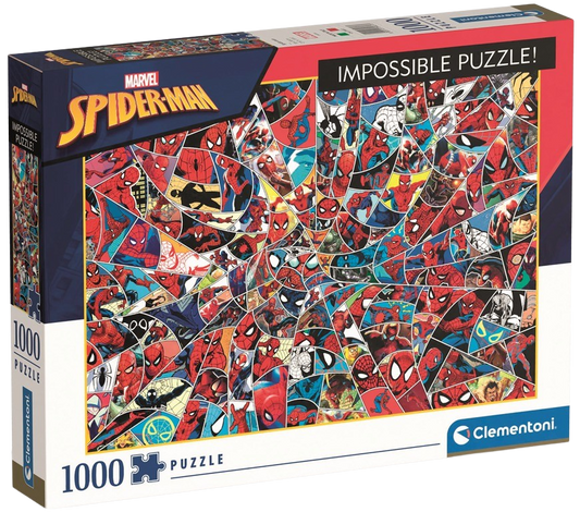 Clementoni - Puzzle 1000 Impossible: Spider-Man