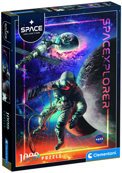 Clementoni - Puzzle 1000 Space NASA: Vesmírný průzkumník