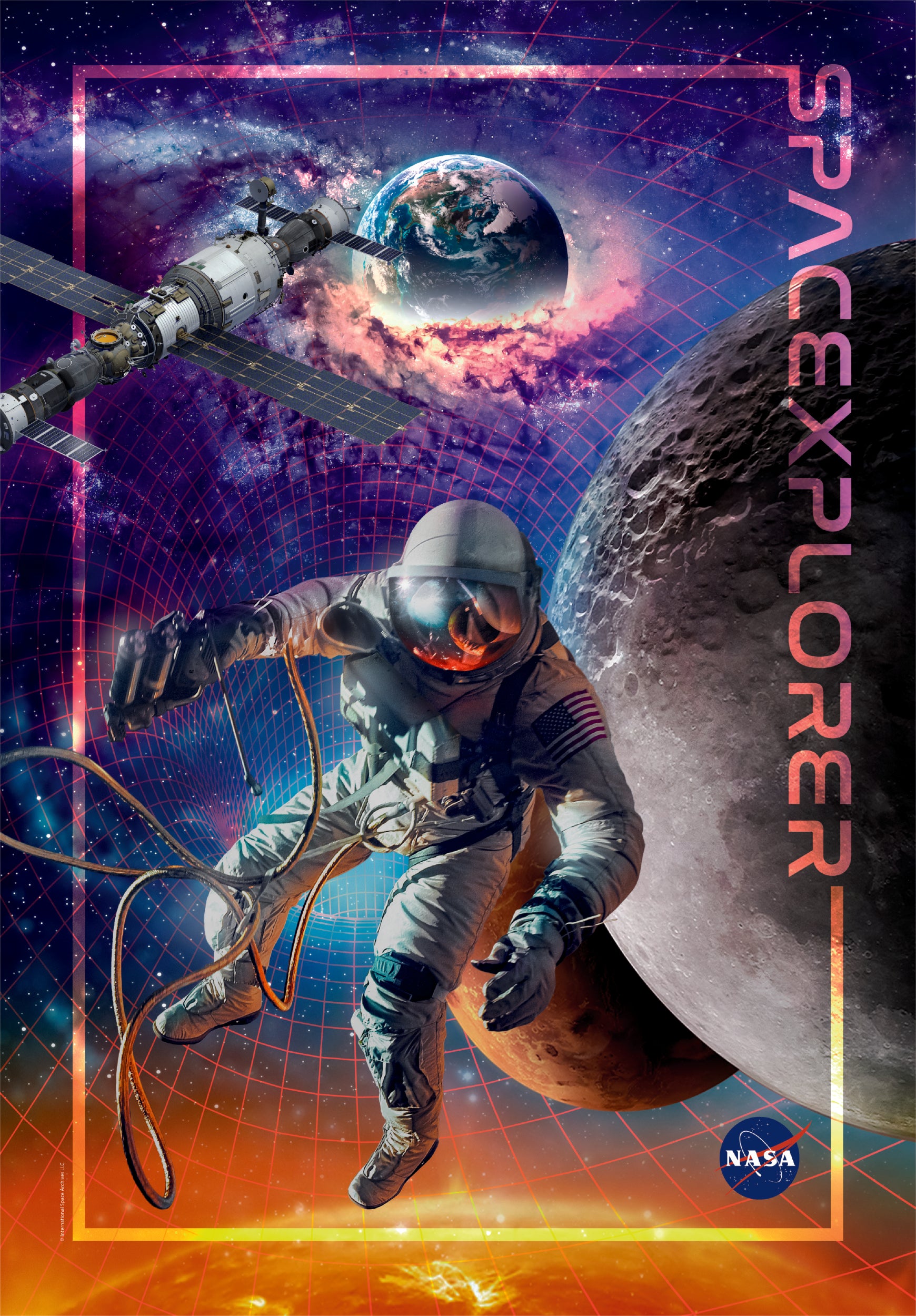 Clementoni - Puzzle 1000 Space NASA: Vesmírný průzkumník - Image 2