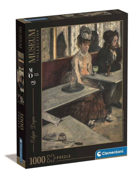 Clementoni - Puzzle 1000 Museum Orsay Degas, Dans un café