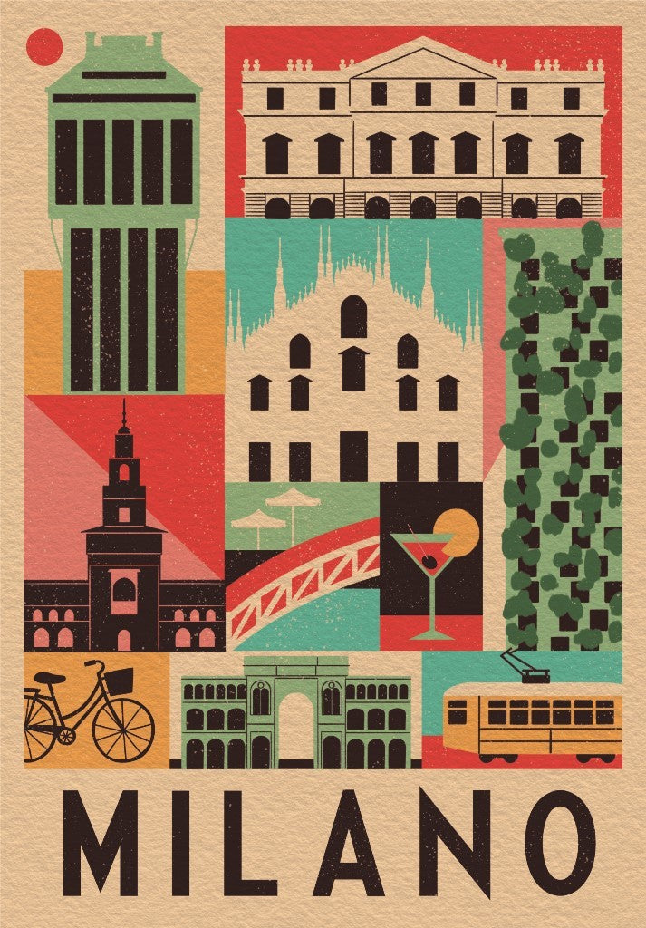 Clementoni - Puzzle 1000 Style in the city Milano Compact box - Image 2