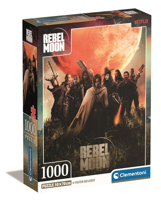 Clementoni - Puzzle 1000 Netflix rebel moon - Compact