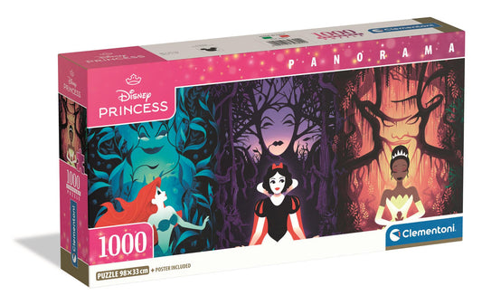 Clementoni - Puzzle 1000 Panorama Princezny