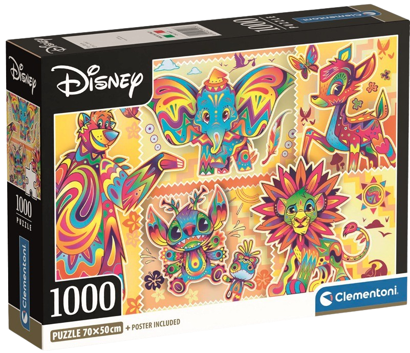 Clementoni - Puzzle 1000 Compact Disney Classic