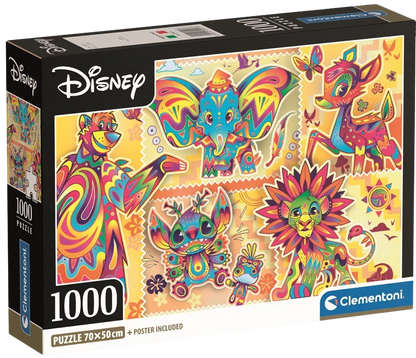 Clementoni - Puzzle 1000 Compact Disney Classic