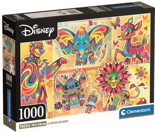 Clementoni - Puzzle 1000 Compact Disney Classic
