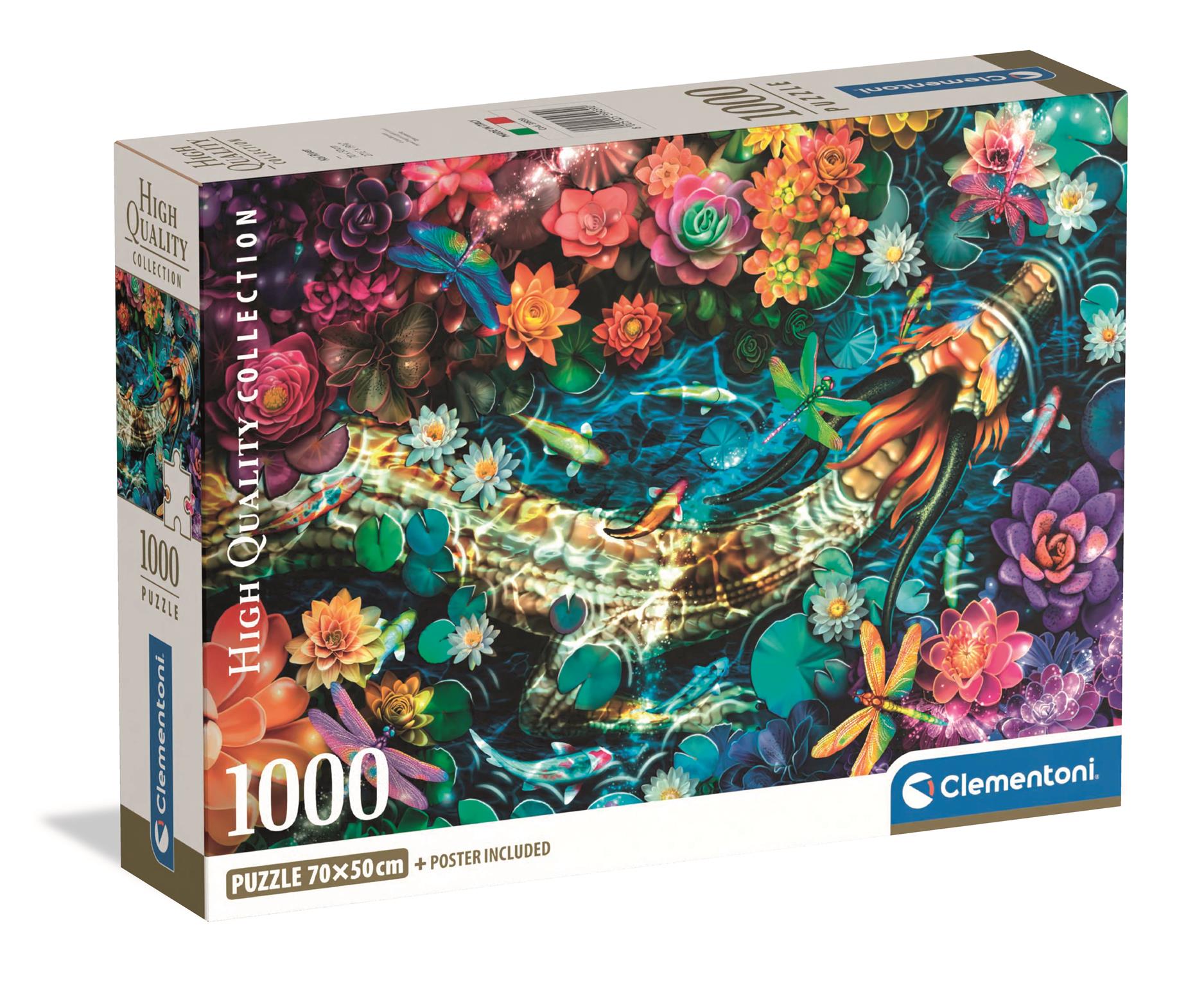 Clementoni - Puzzle 1000 Řeka KOI