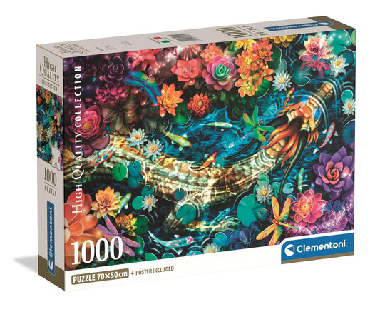 Clementoni - Puzzle 1000 Řeka KOI