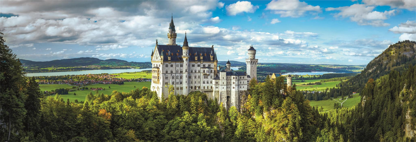 Clementoni - Puzzle 1000 Panorama Zámek Neuschwanstein - Image 2