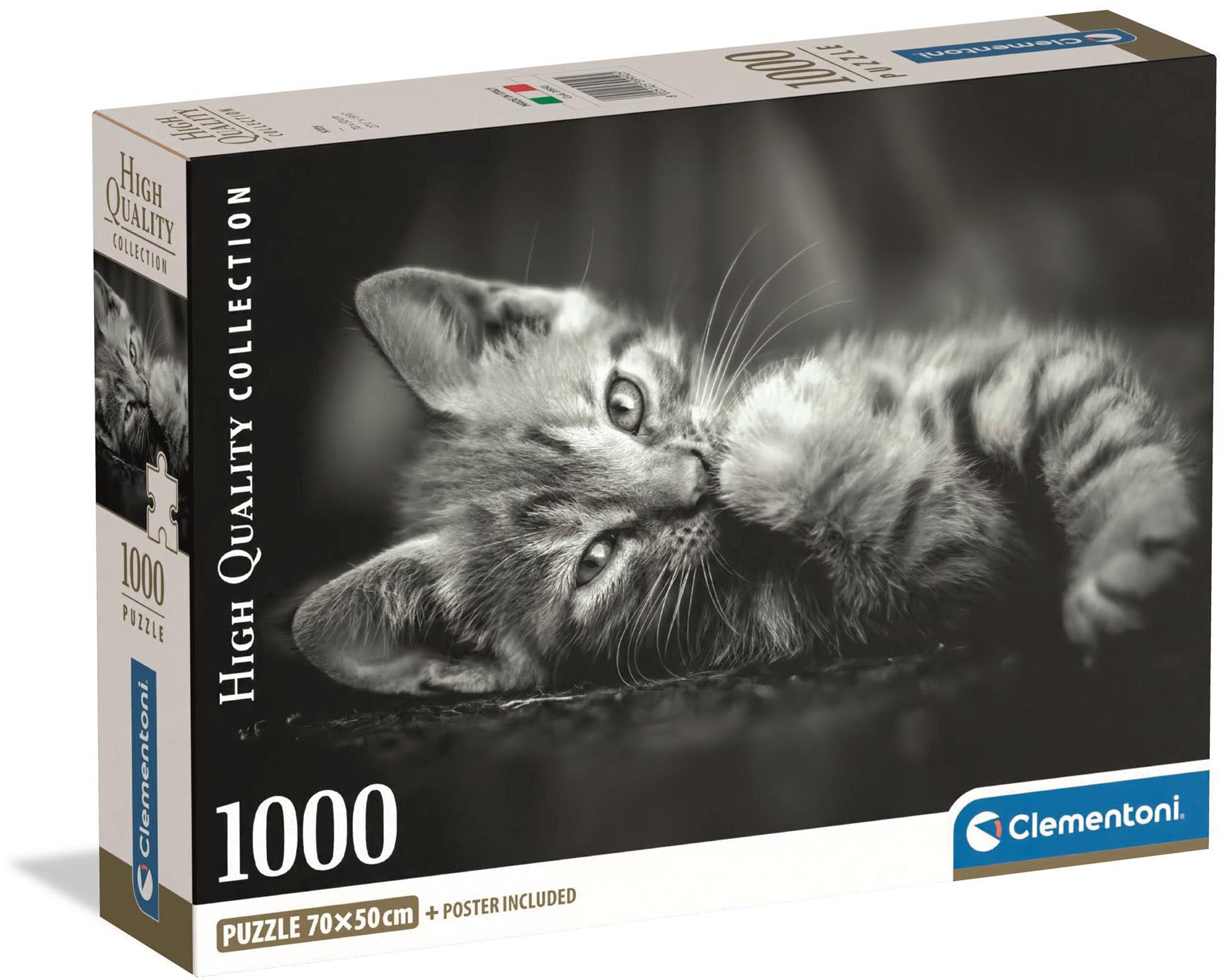 Clementoni - Puzzle 1000 Kočička