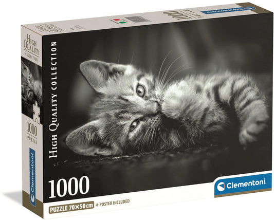 Clementoni - Puzzle 1000 Kočička