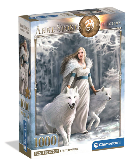 Clementoni - Puzzle 1000 Anne Stokes Zimní strážci
