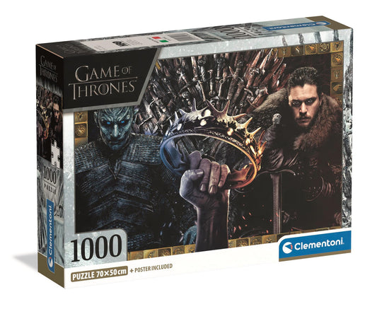 Clementoni - Puzzle 1000 Hra o trůny