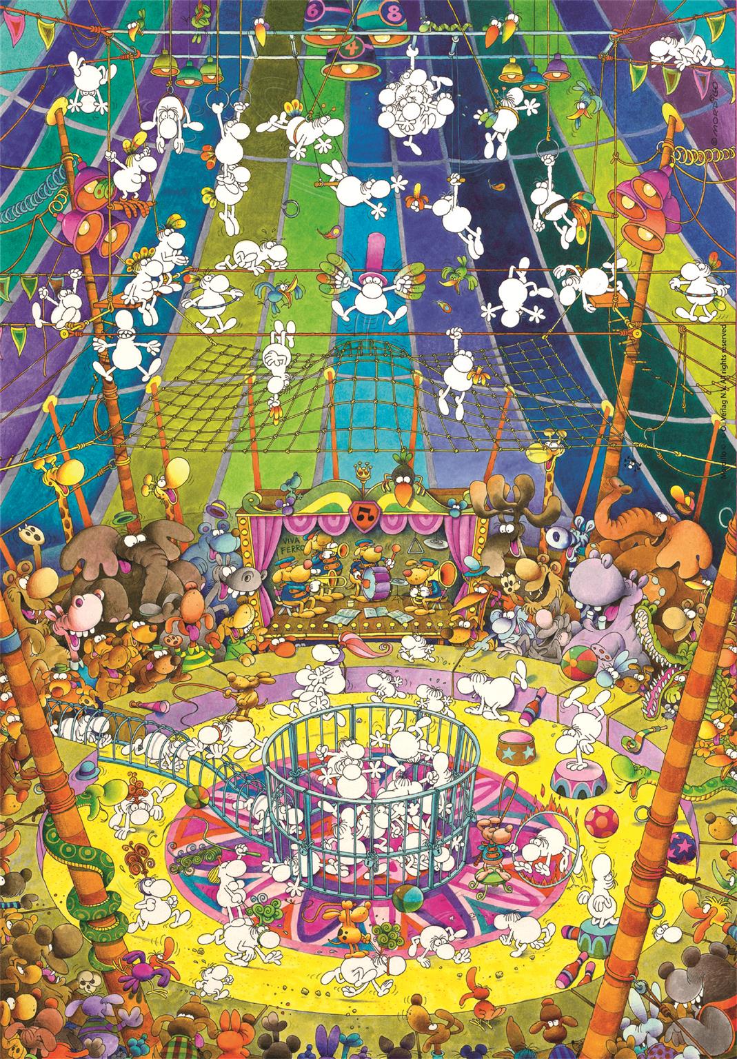 Clementoni - Puzzle 1000 Mordillo Show - Image 2