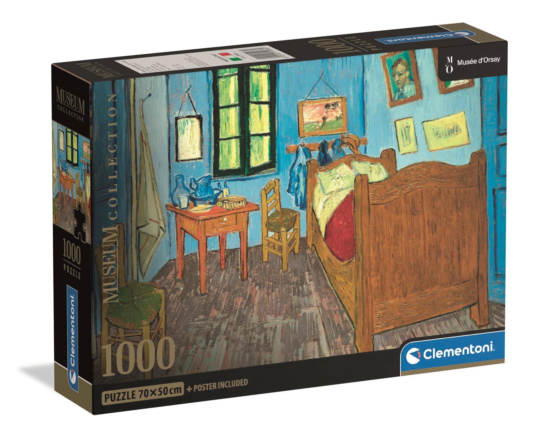 Clementoni - Puzzle 1000 Muzeum Ložnice v Arles