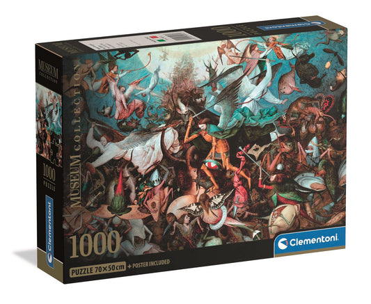 Clementoni - Puzzle 1000 Muzeum Pád vzbouřených andělů