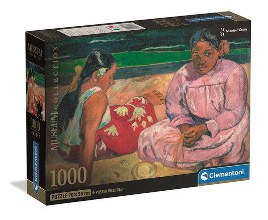 Clementoni - Puzzle 1000 Muzeum Ženy z Tahiti