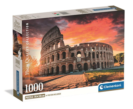 Clementoni - Puzzle 1000 Římský západ slunce